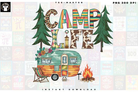 Download Vintage Camp Life Outdoor Camping PNG - Premium Resources