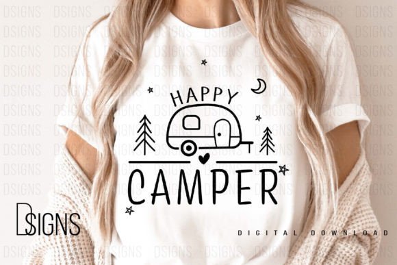 Download Happy Camper Camping Outdoor Sublimation - Premium Resources